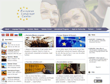 Tablet Screenshot of eu-languagecenter.com